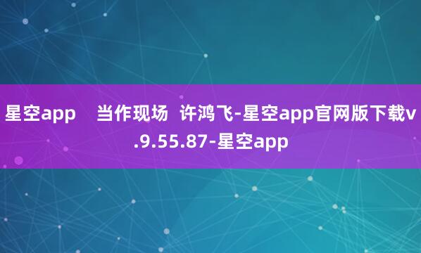 星空app    当作现场  许鸿飞-星空app官网版下载v.9.55.87-星空app